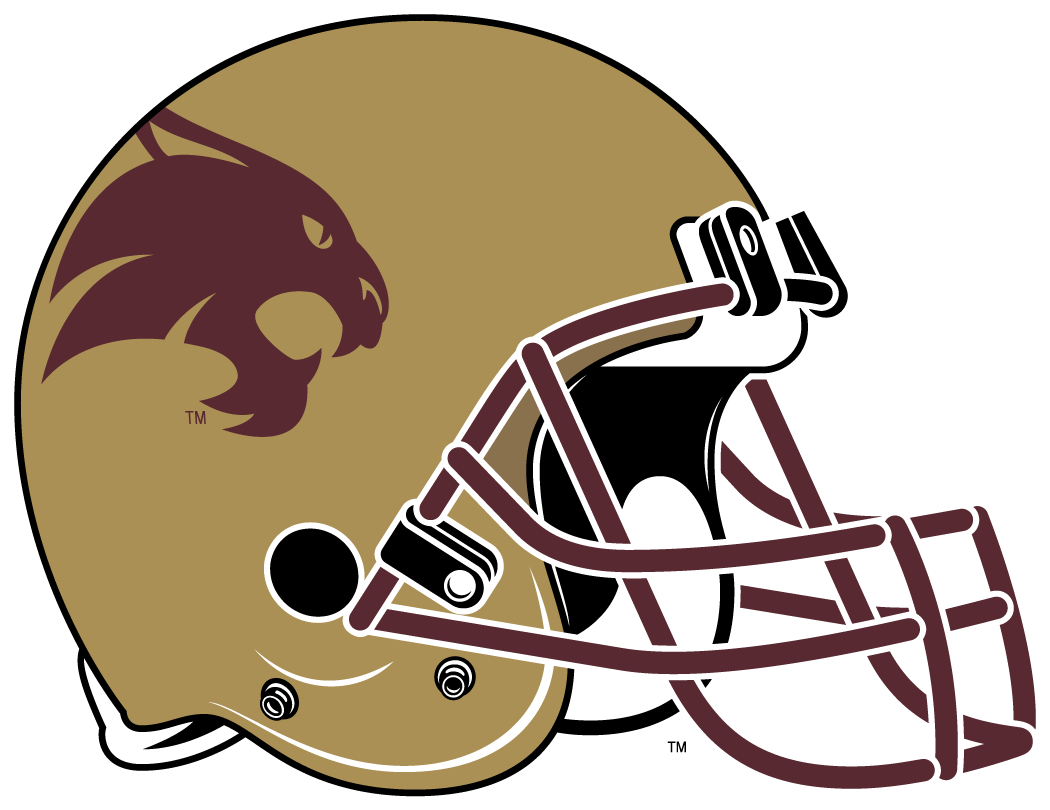 Texas State Bobcats 2003-Pres Helmet Logo diy iron on heat transfer